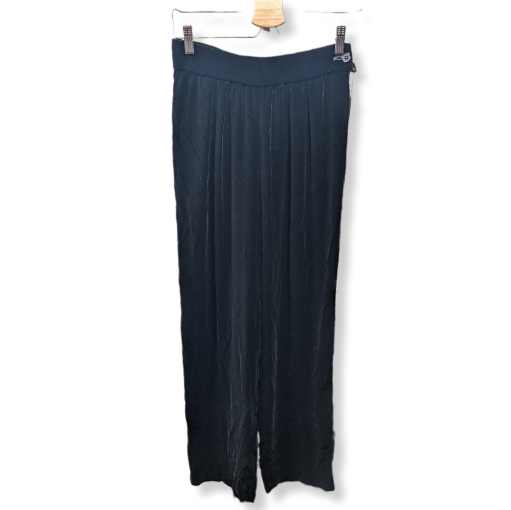 Portara NWT Silk Blend Velvet Wide Leg Pants Sz 6